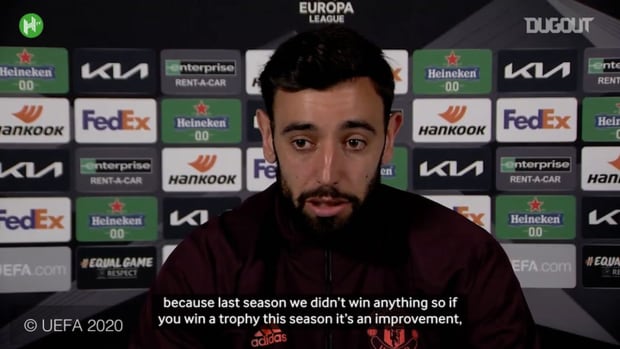 Bruno Fernandes: Winning the Europa League is a signal of improvement